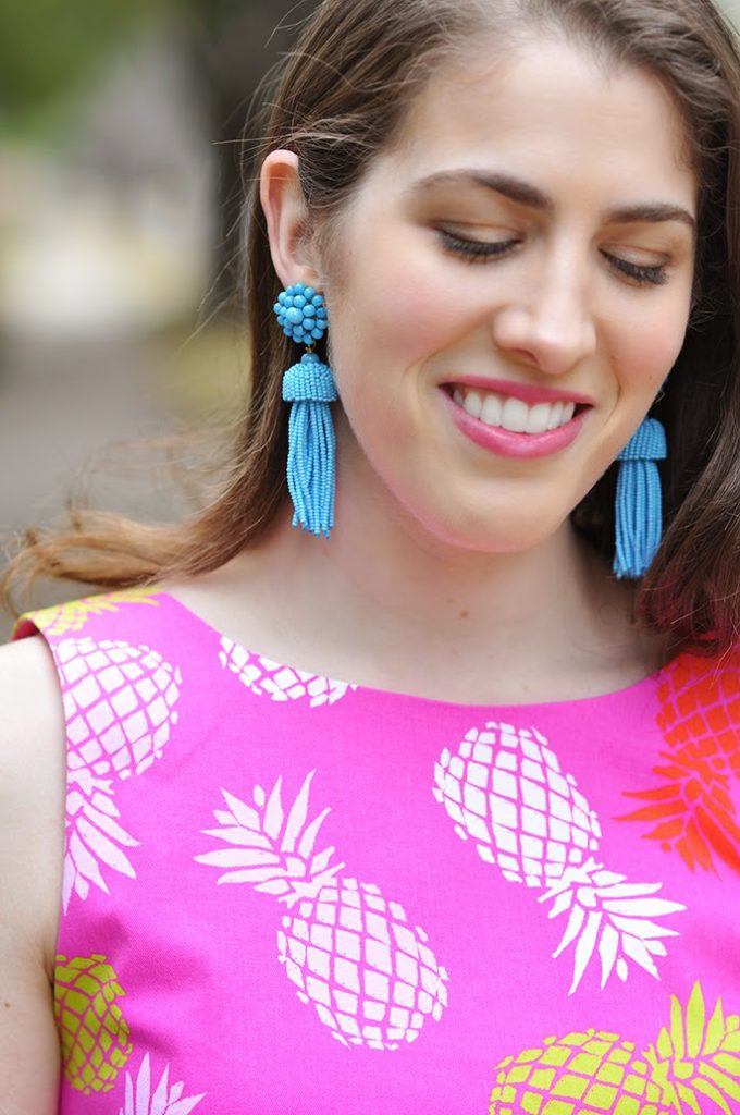 Lisi Lerch turquoise tassel earrings