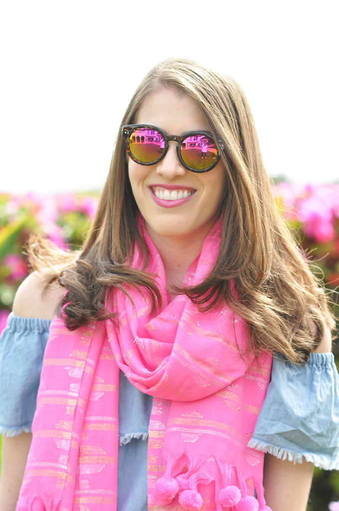 loft-pink-mirrored-sunglasses